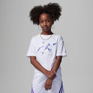 Jordan Jumpman Shine Tee Big Kids T-Shirt 45C823-001