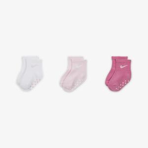 Nike Baby (6-12M) Gripper Ankle Socks (3 Pairs) MN0053-I0A