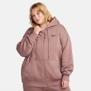 Nike Sportswear Phoenix Fleece Women&#039;s Oversized Full-Zip Hoodie (Plus Size) DV4979-208