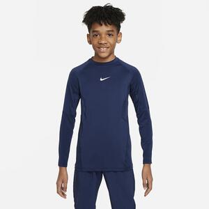 Nike Pro Big Kids&#039; (Boys&#039;) Dri-FIT Long-Sleeve Top FJ6822-410