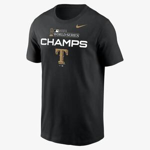 Texas Rangers 2023 World Series Champions Trophy Men&#039;s Nike MLB T-Shirt N19900ATGW-BU8