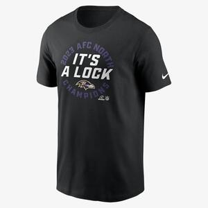 Baltimore Ravens 2023 AFC North Champions Trophy Collection Men&#039;s Nike NFL T-Shirt NP9900A8GZ-KTR