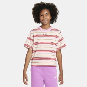 Nike Sportswear Essentials+ Big Kids&#039; (Girls&#039;) Boxy T-Shirt FJ6788-113
