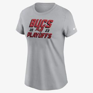Tampa Bay Buccaneers 2023 NFL Playoffs Iconic Women&#039;s Nike NFL T-Shirt NPAF01V8BX-KTR
