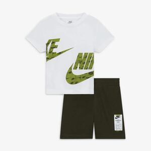 Nike Sportswear Club Specialty French Terry Baby (12-24M) Shorts Set 66L775-F84