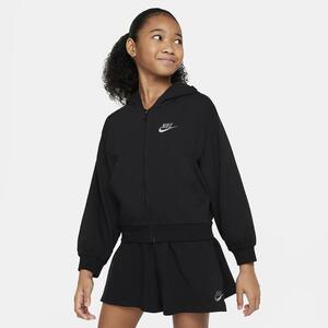 Nike Sportswear Big Kids&#039; (Girls&#039;) Full-Zip Hoodie FN8595-010