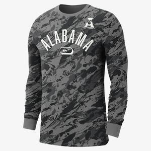 Alabama Men&#039;s Nike College Crew-Neck Long-Sleeve T-Shirt FQ5220-002