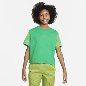 Nike Sportswear Big Kids&#039; (Girls&#039;) Boxy T-Shirt FN9684-324