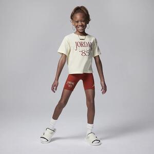 Jordan Brooklyn Mini Me Little Kids&#039; Bike Shorts Set 35C928-R9C