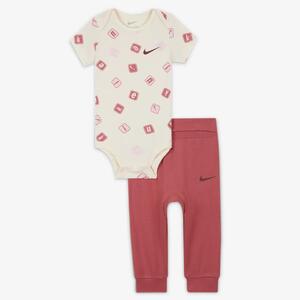 Nike Baby (0-9M) 2-Piece Printed Bodysuit Set 56L683-AEI