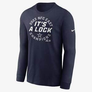 Dallas Cowboys 2023 NFC East Champions Trophy Collection Men&#039;s Nike NFL Long-Sleeve T-Shirt NPAC41S7RZ-KTR