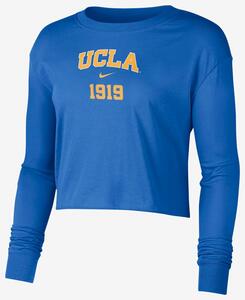 Nike College (UCLA) Women&#039;s Long-Sleeve Cropped T-Shirt DR7401-403