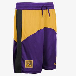 Los Angeles Lakers Starting 5 Big Kids&#039; Nike Dri-FIT NBA Shorts 9Z2B7FGTE-LAL