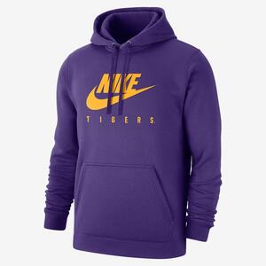 Nike College Club Fleece (LSU) Men&#039;s Pullover Hoodie DJ8277-547