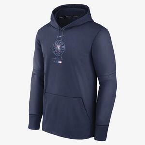 Chicago Cubs City Connect Practice Men&#039;s Nike Therma MLB Pullover Hoodie NAC3160NEJ-41G