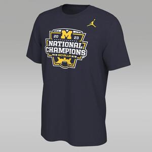 Michigan 2024 National Champions Men&#039;s Jordan College Football T-Shirt HQ6061-419