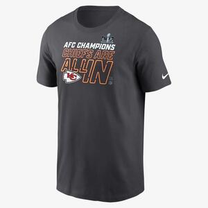 Kansas City Chiefs 2023 AFC Champions Trophy Collection Men&#039;s Nike NFL T-Shirt NP9906F7GZ-MU6