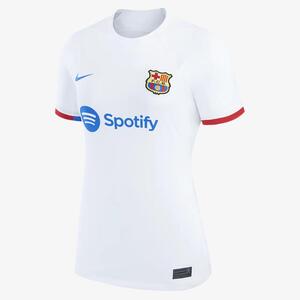 Robert Lewandowski Barcelona 2023/24 Stadium Away Women&#039;s Nike Dri-FIT Soccer Jersey NN248290-FCB