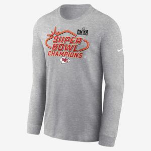Kansas City Chiefs Super Bowl LVIII Champions Trophy Collection Men&#039;s Nike NFL Long-Sleeve T-Shirt NPAC06G7GZ-8YN