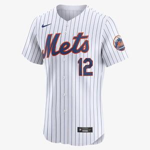 Francisco Lindor New York Mets Men&#039;s Nike Dri-FIT ADV MLB Elite Jersey 90B0NMHONM9-00F