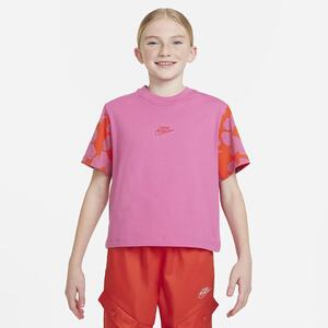 Nike Sportswear Big Kids&#039; (Girls&#039;) Boxy T-Shirt FN9684-605