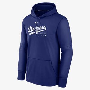 Los Angeles Dodgers Authentic Collection Practice Men&#039;s Nike Therma MLB Pullover Hoodie NAC311L6LD-J37