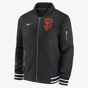 San Francisco Giants Authentic Collection Men&#039;s Nike MLB Full-Zip Bomber Jacket 015D03AYGIA-132