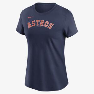 Houston Astros Wordmark Women&#039;s Nike MLB T-Shirt NKAF44BHUS-0U5