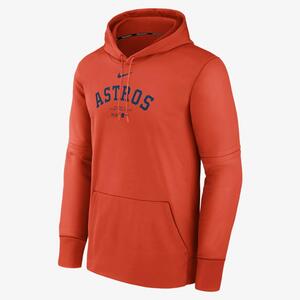 Houston Astros Authentic Collection Practice Men&#039;s Nike Therma MLB Pullover Hoodie NAC303ANHUS-J37