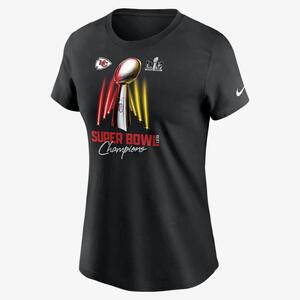 Kansas City Chiefs Super Bowl LVIII Champions Lombardi Trophy Women&#039;s Nike NFL T-Shirt NPAF00A7GX-2QA