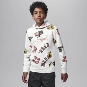 Jordan MJ Essentials Big Kids&#039; Printed Pullover Hoodie 95C897-782