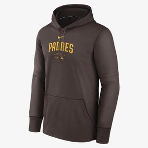 San Diego Padres Authentic Collection Practice Men&#039;s Nike Therma MLB Pullover Hoodie NAC3927ZPYP-J37