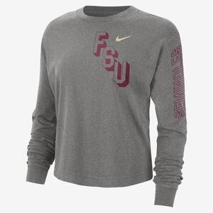 Florida State Heritage Women&#039;s Nike College Boxy Crew-Neck T-Shirt FQ5109-063