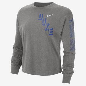 Duke Heritage Women&#039;s Nike College Boxy Crew-Neck T-Shirt FQ5107-063