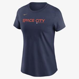 Houston Astros City Connect Wordmark Women&#039;s Nike MLB T-Shirt NKAF44BHUS-11T
