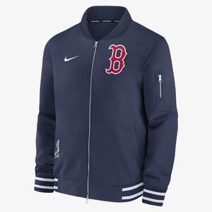 Boston Red Sox Authentic Collection Men&#039;s Nike MLB Full-Zip Bomber Jacket 015D11ABBQ-132