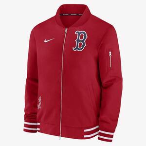 Boston Red Sox Authentic Collection Men&#039;s Nike MLB Full-Zip Bomber Jacket 015D03ATBQ-132