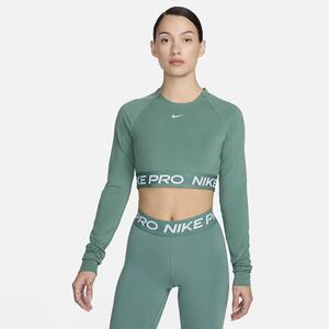 Nike Pro 365 Women&#039;s Dri-FIT Cropped Long-Sleeve Top FV5484-361