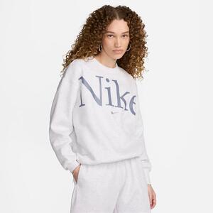 Nike Sportswear Phoenix Fleece Women&#039;s Oversized Crew-Neck Logo Sweatshirt FN3654-051