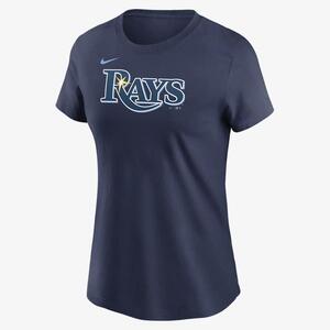 Tampa Bay Rays Wordmark Women&#039;s Nike MLB T-Shirt NKAF44BRAY-0U5