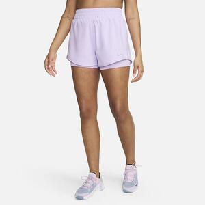 Nike One Women&#039;s Dri-FIT High-Waisted 3&quot; 2-in-1 Shorts DX6016-512