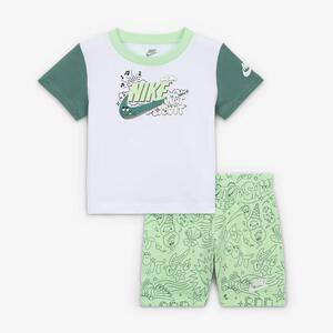 Nike Sportswear Create Your Own Adventure Baby (12-24M) T-Shirt and Shorts Set 66M016-E2E
