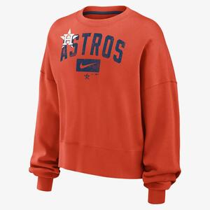Houston Astros Team Women&#039;s Nike MLB Pullover Sweatshirt 01D7032NHUS-Q2M