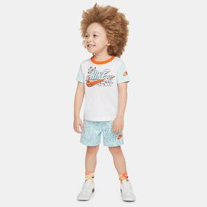 Nike Sportswear Create Your Own Adventure Toddler T-Shirt and Shorts Set 76M016-G25
