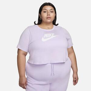 Nike Sportswear Essential Women&#039;s Cropped Logo T-Shirt (Plus Size) FZ8902-525