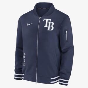 Tampa Bay Rays Authentic Collection Men&#039;s Nike MLB Full-Zip Bomber Jacket 015D11ABRAY-132