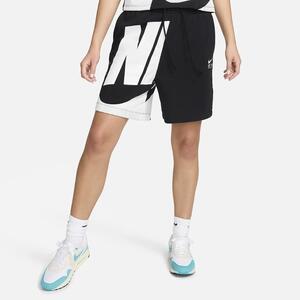 Nike Air Women&#039;s Mid-Rise 6&quot; French Terry Shorts FN2246-010