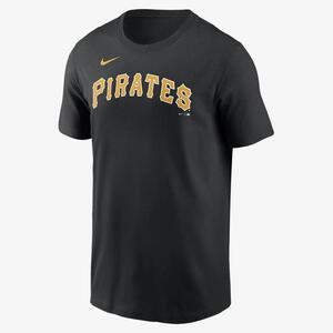 Pittsburgh Pirates Fuse Wordmark Men&#039;s Nike MLB T-Shirt N19900APTB-0U5