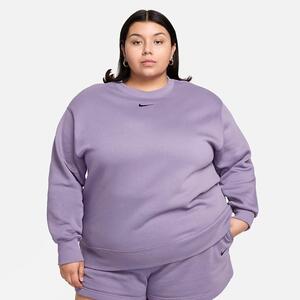Nike Sportswear Phoenix Fleece Women&#039;s Oversized Crew-Neck Sweatshirt (Plus Size) DV4976-509
