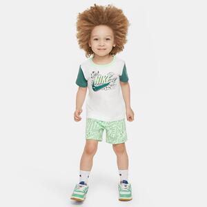 Nike Sportswear Create Your Own Adventure Toddler T-Shirt and Shorts Set 76M016-E2E